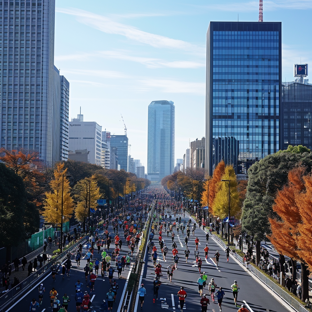 Ein Lauf durch Geschichte und Moderne: Der Tokio-Marathon, ein fesselndes Erlebnis im Herzen Japans