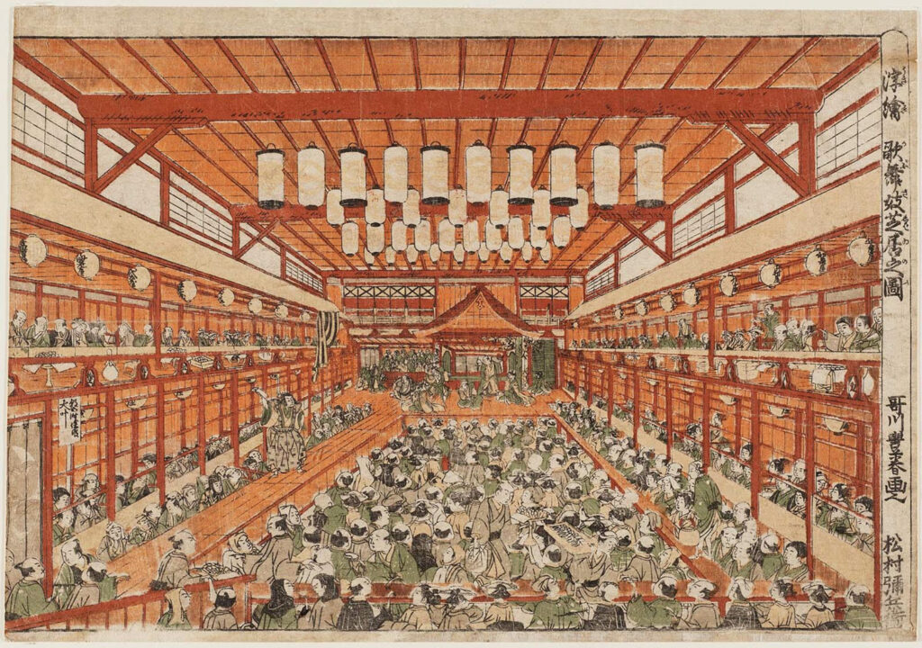 Perspective Picture of a Kabuki Theater, Utagawa Toyoharu