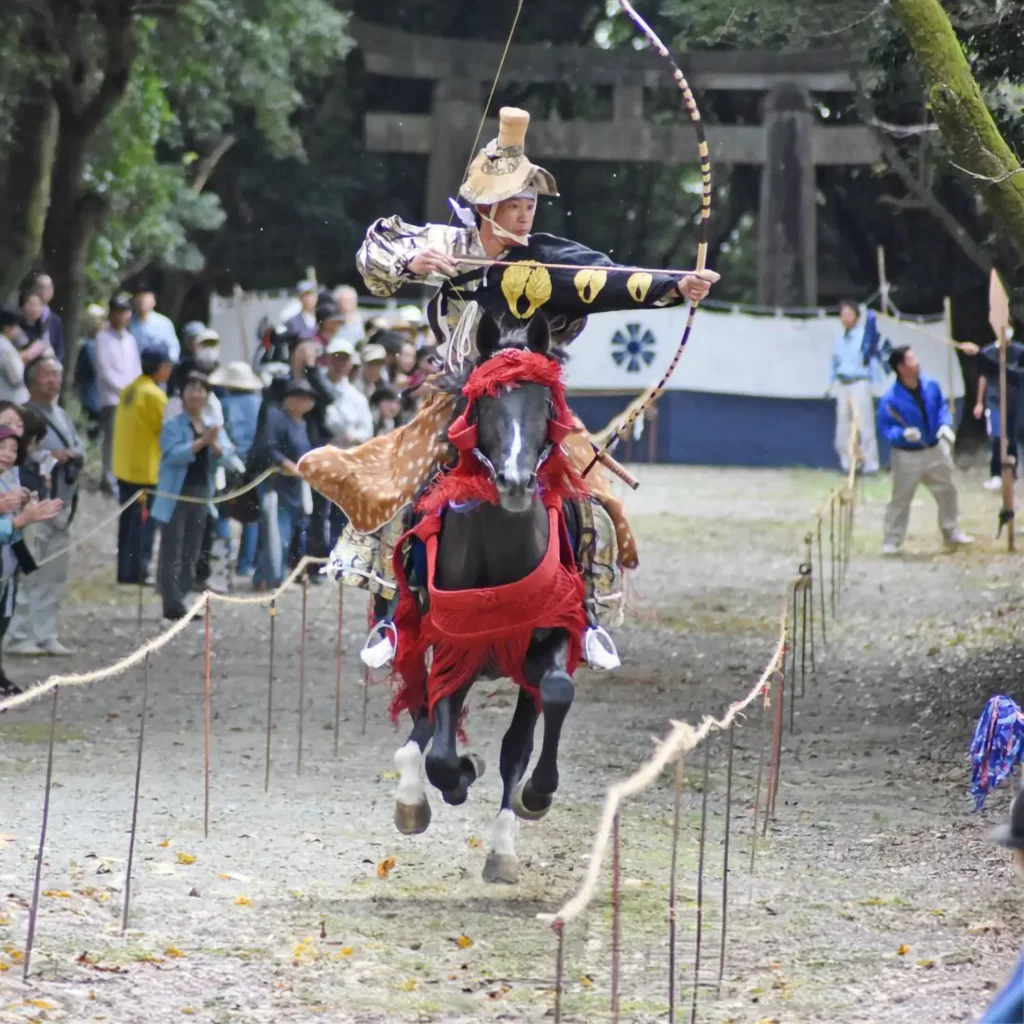 Discover the magic of the annual REITA-Sai festival in Kamakura, where the ancient art of Japanese archery meets equestrian grace. Immerse yourself in the spiritual rituals and traditional parade on September 15, then witness the breathtaking horseback archery performance on September 16. A unique journey through history and