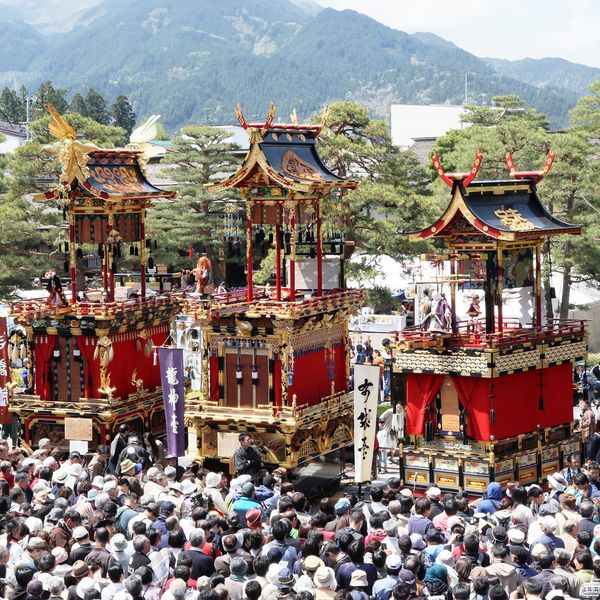 Das Hachiman-Matsuri-Festival in Takayama