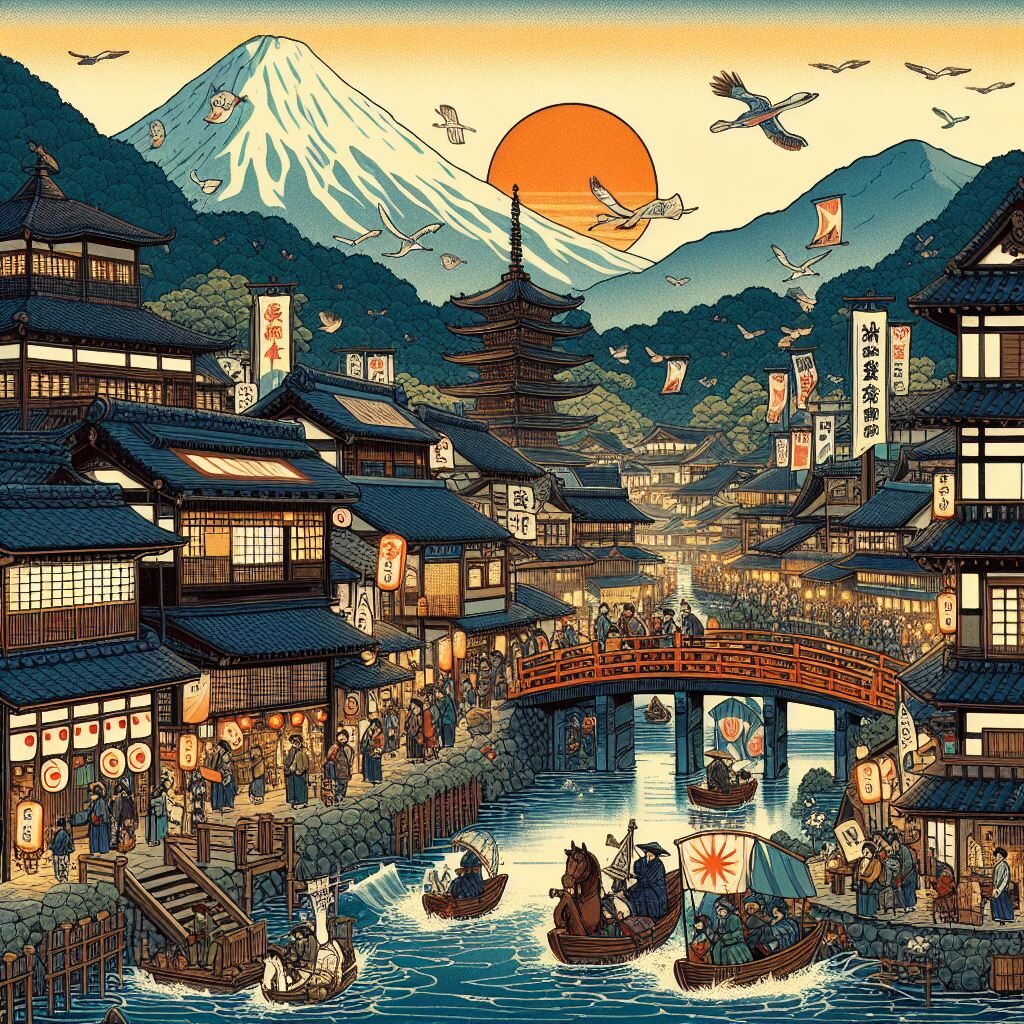 Utagawa Hiroshige : Maître de l'Estampe Japonaise et Pionnier du Paysage Ukiyo-e