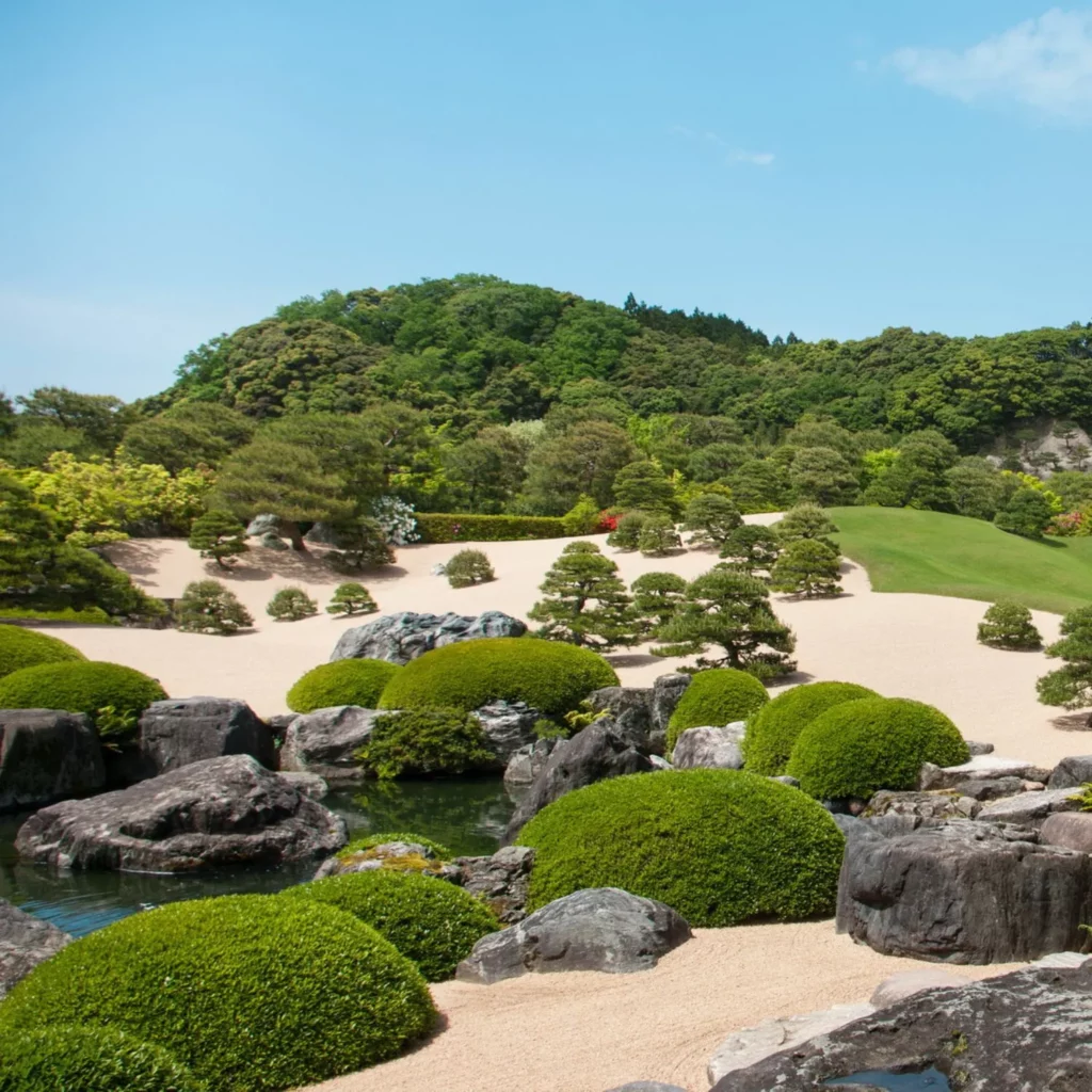 Garten des Adachi-Kunstmuseums