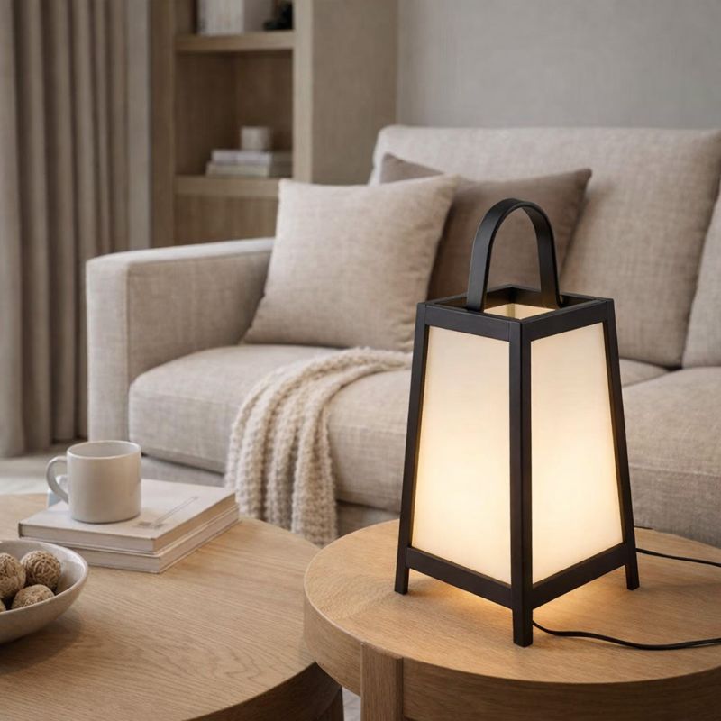 Illustrazione: Lampada da Tavolo Giapponese: Stile e Eleganza — Cultura giapponese | ROPPONGI