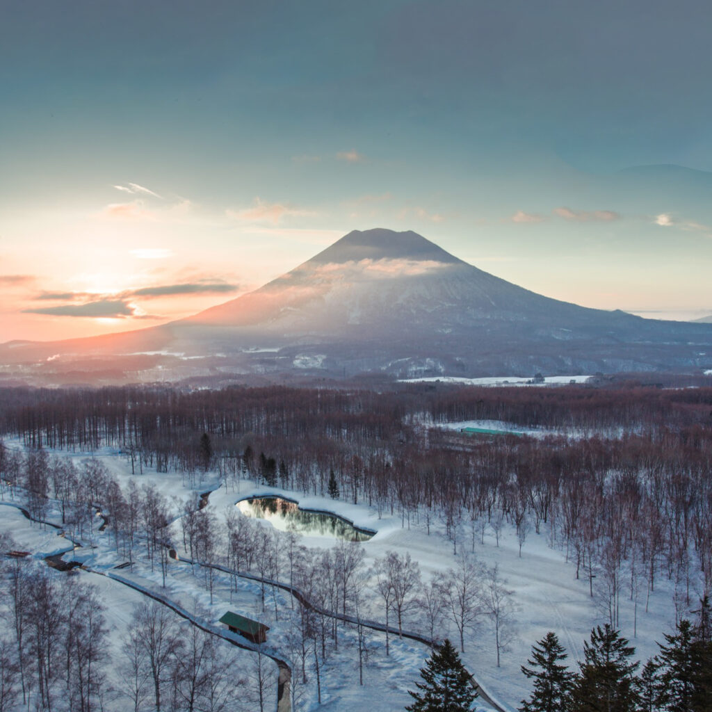 Monte Yotei en la isla de Hokkaido