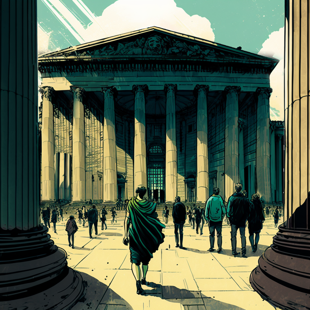 illustration of the british museum and its section on japanese culture