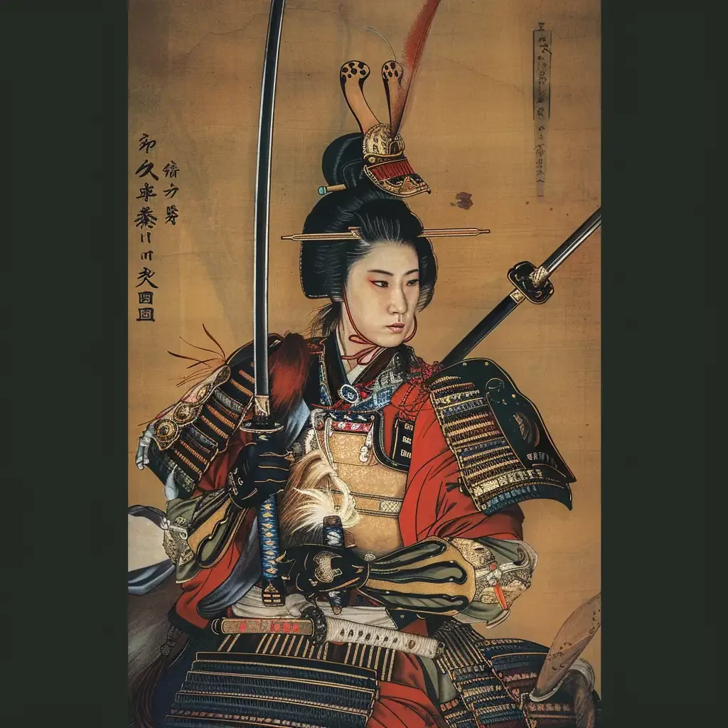 Samurai-Frau Tomoe Gozen