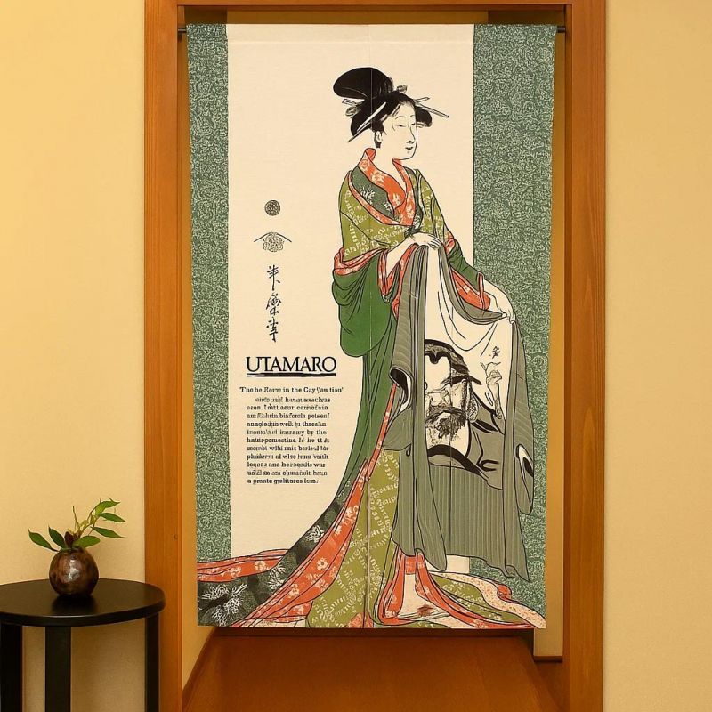 Illustrazione: Noren giapponese: Scopri il geisha haori coat — Cultura giapponese | ROPPONGI Illustrazione: Noren giapponese: Scopri il geisha haori coat — Cultura giapponese | ROPPONGI