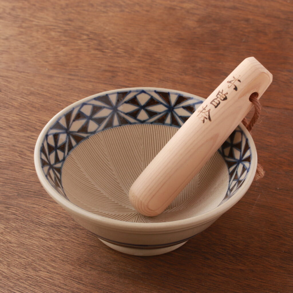 japanischer Keramikmörser Suribachi すり鉢